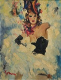 Danseuse De Cabaret. (Cabaret Dancer)